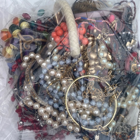 Jewelry Bag Of Broken Jewelry For Repurpose Crafts Poshmark